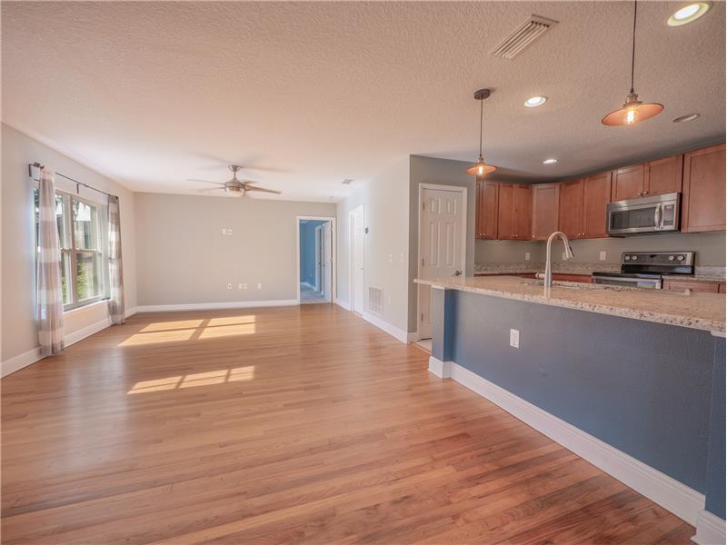 Living Room with view to Kitchen 