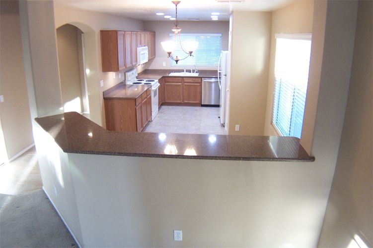 Kitchen over Breakfast Bar