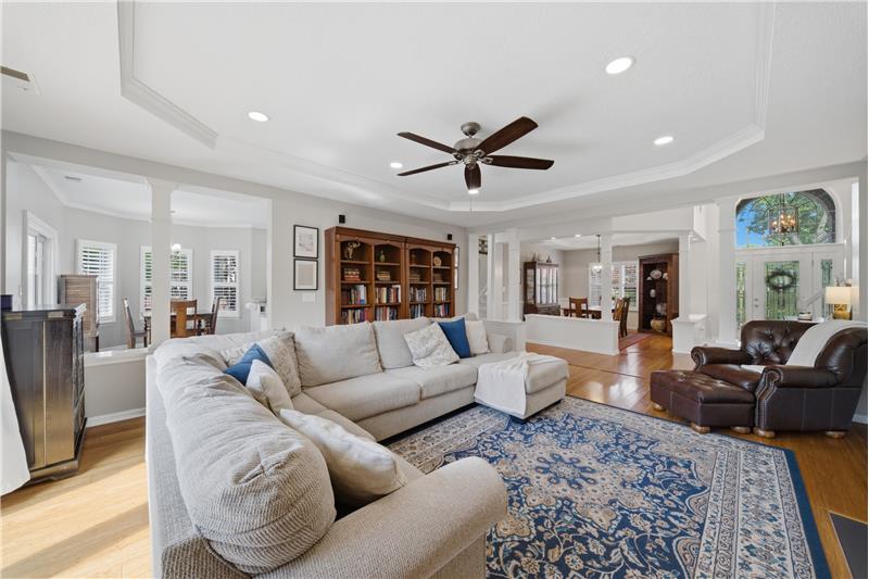 Open living room