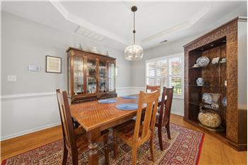 Open dining room