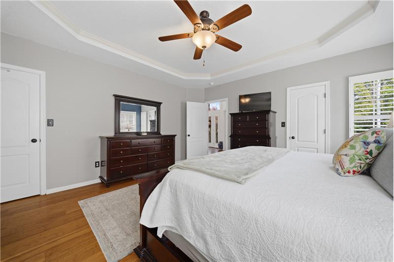 Three walk in closets