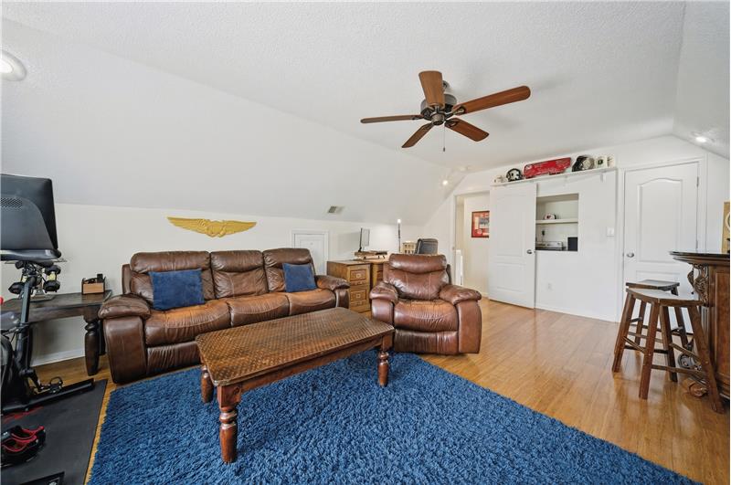 Spacious from with hardwood floors