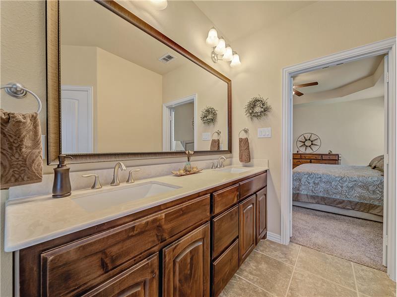 Immaculate luxurious primary bathroom