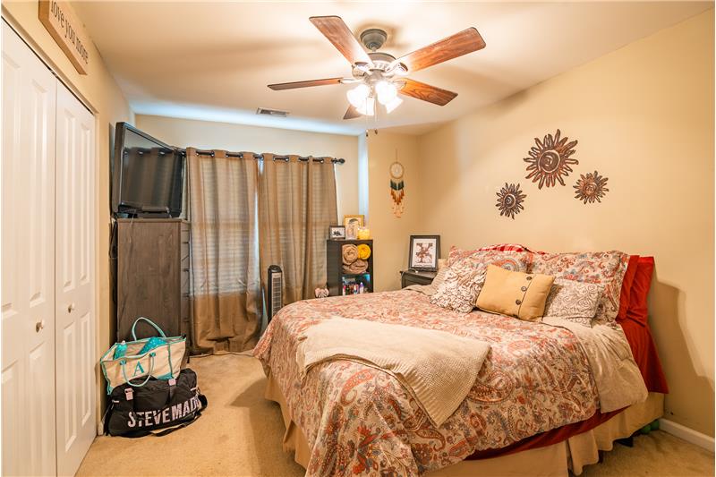 2nd bedroom in split floor plan
