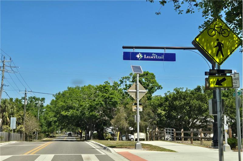 1.1 miles away from Legacy (bike) Trail