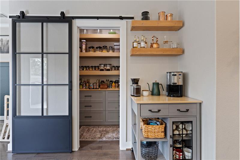 Custom walk-in pantry