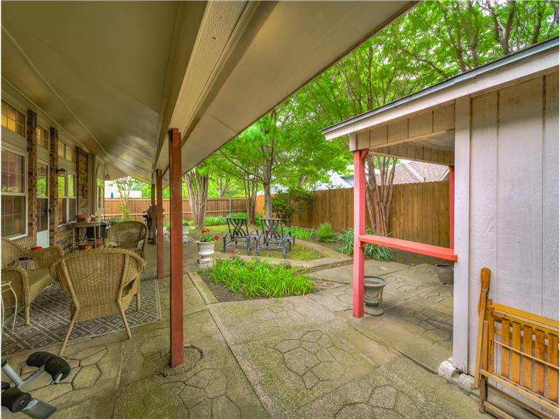 View of patio