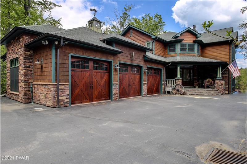 Three Car Heated Garage