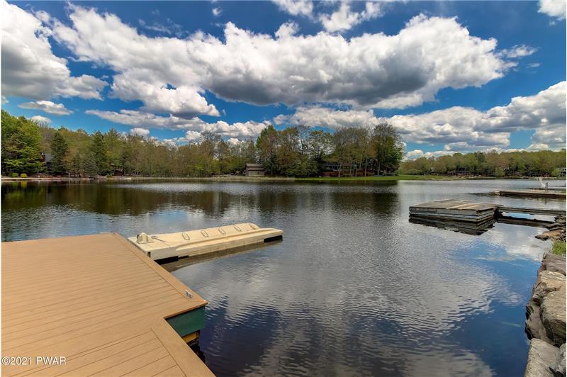 View of Peaceful Lake Cove