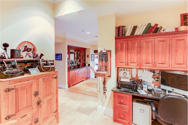 Lower Level Office Nook