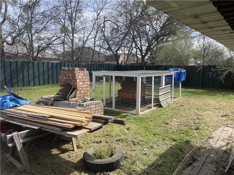 backyard all this will be removed