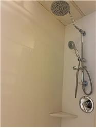 Luxury Rainfall Shower with Handheld Faucet for Hygenic and E-Z Cleaning,