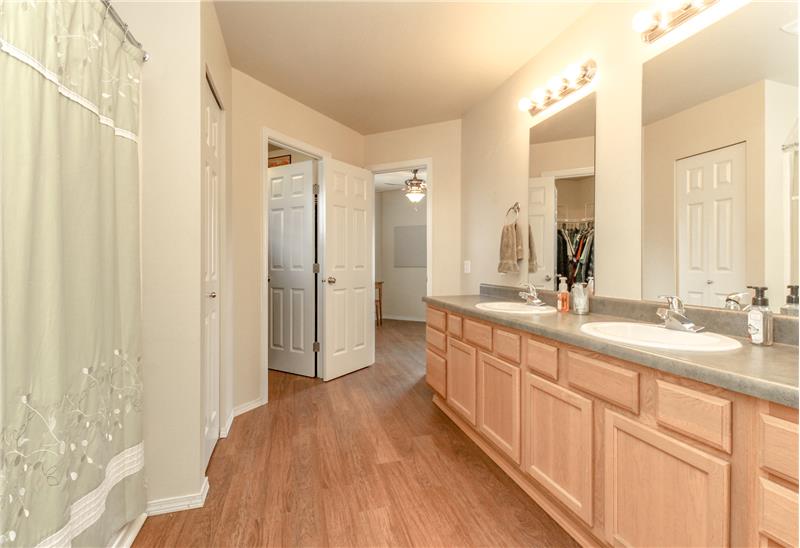 His and hers walk in closets