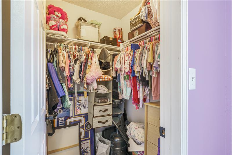 Walk in closet in bedroom 2