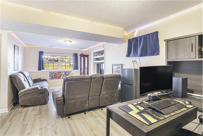 Finished lower level