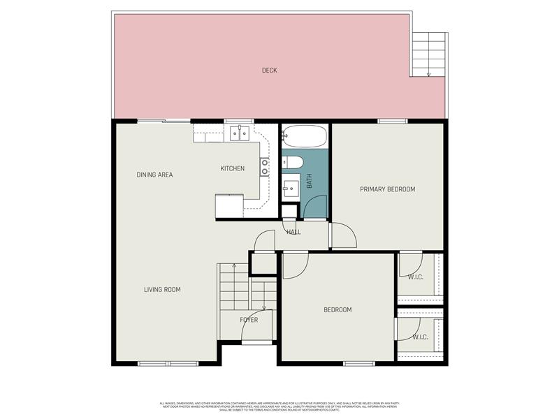 Main level floor plan