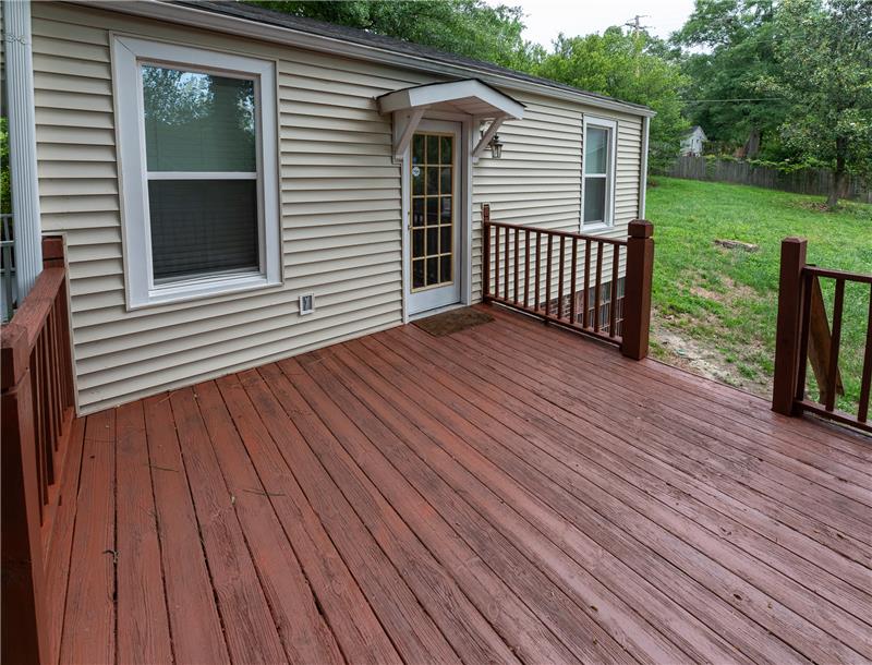 Plenty of room on this deck!
