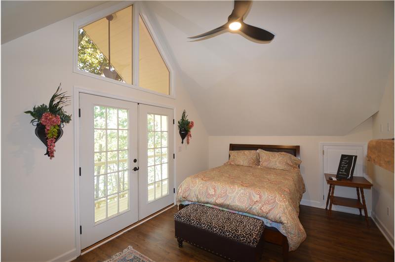 bedroom 2 with lakeside balcony