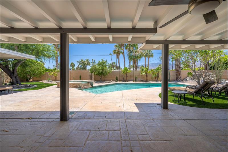 Over 600 Sq Feet Of Covered  patio