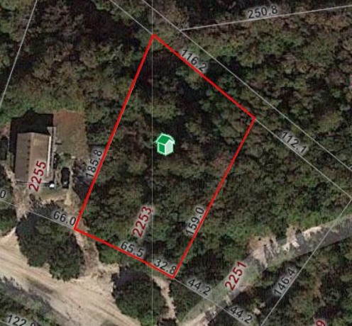 Nicely wooded for Privacy 2253 Ocean Pearl Road