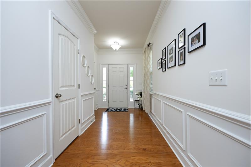 Crown & Picture Mold Throughout the First Floor