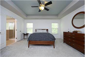Primary Suite With Trey Ceiling