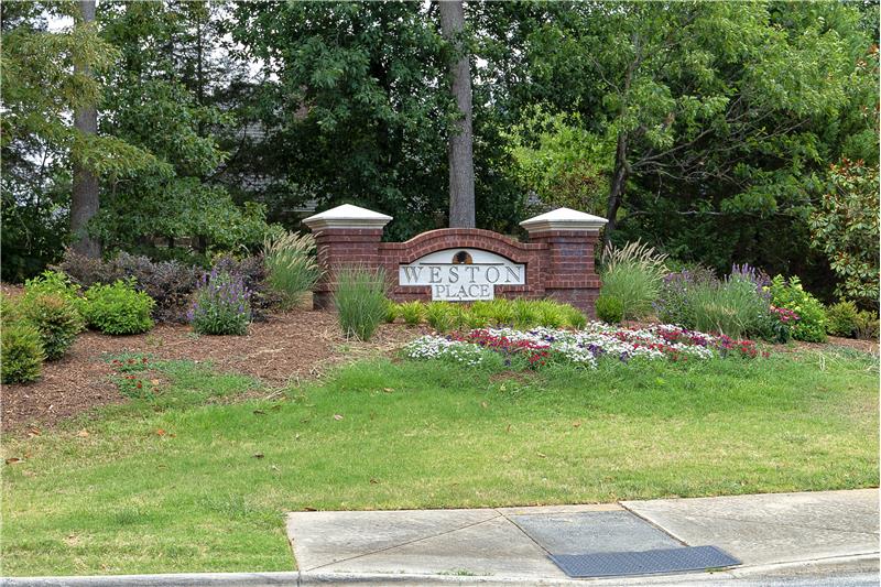 Weston Place Entry - Welcome Home!