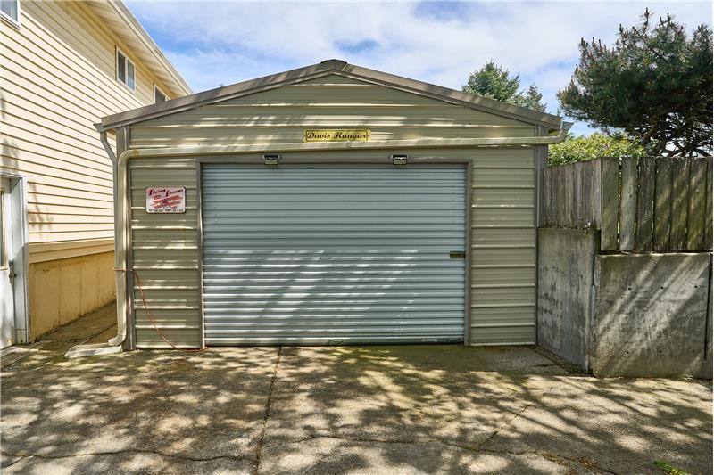 Detached 2 Car Garage. Could be used as a shop as well.