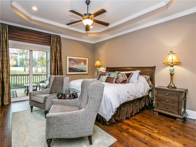 Tray Ceiling in Master Bedroom