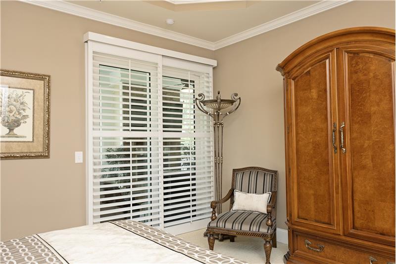 Sliding Doors Opening to Screened Porch