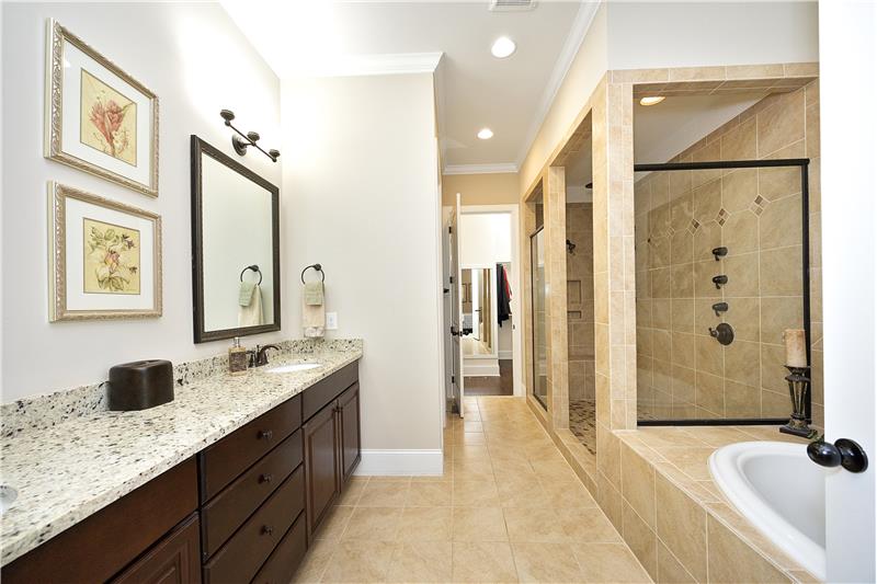 Walk-In Closet with Wood Shelving