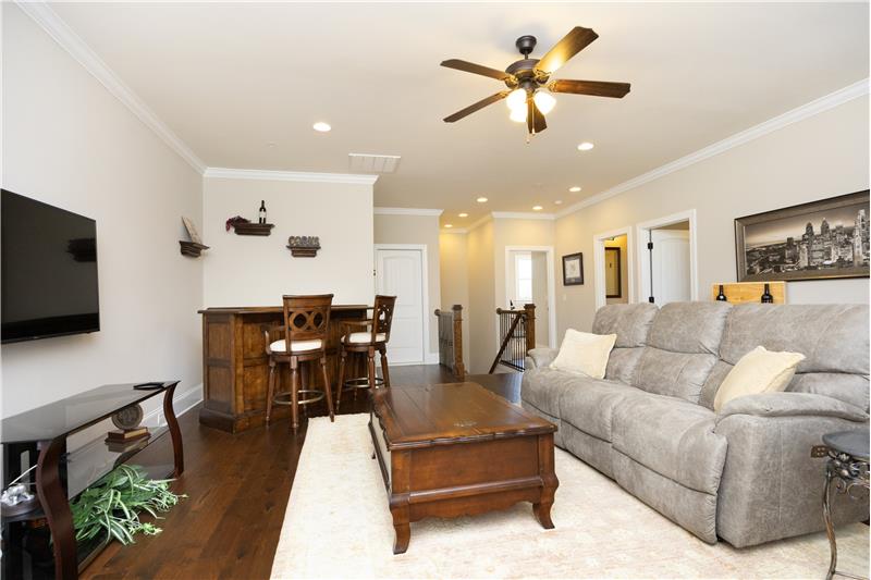 Bonus Room with Hardwood Floors