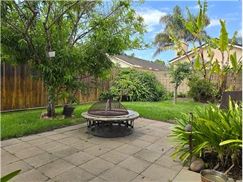 Versatile patio with easy indooroutdoor flow for morning coffee or gatherings.
