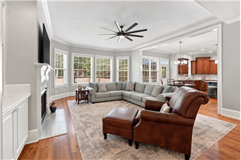 A great room that lives up to its name and designed for everything from lazy afternoons/evening to holiday gatherings.