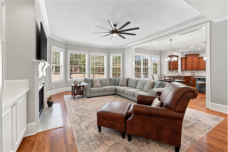 A great room that lives up to its name and designed for everything from lazy afternoons/evening to holiday gatherings.