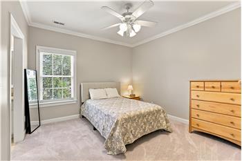 One of four additional bedrooms on the home's second floor. This one shares a Jack & Jill bath with ensuite access.