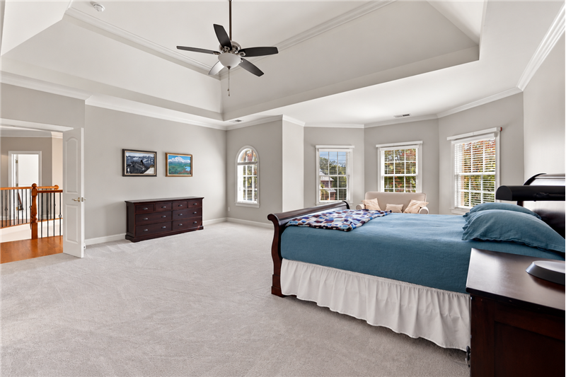 Primary bedroom is so much more than just another large bedroom. Space to make this a true private retreat.