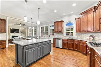 Open sight lines between the kitchen breakfast area, great room keep everyone connected.