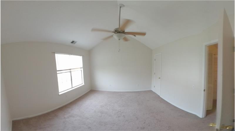 Upstairs Bedroom w/Cathedral Ceiling