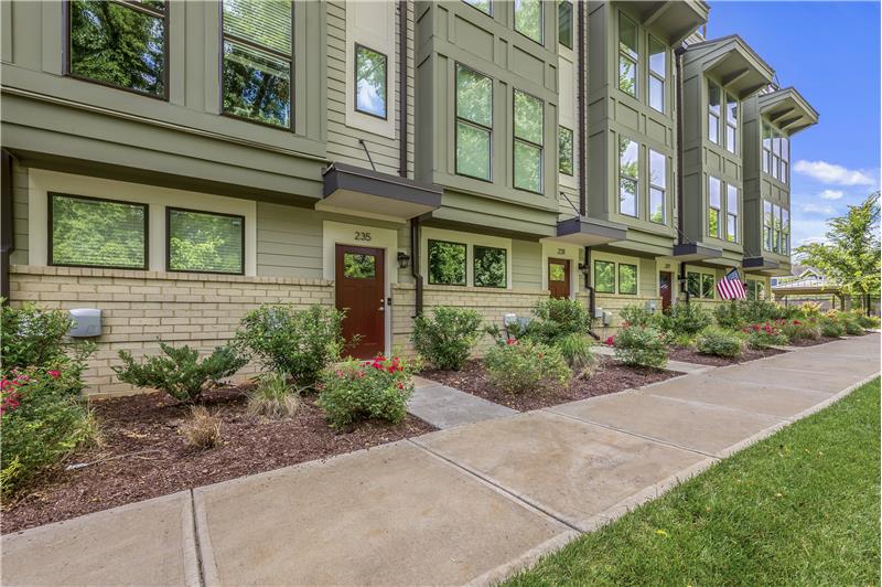 Easy-maintenance, sophisticated urban living less than one mile from Uptown Charlotte with reasonable HOA fees.