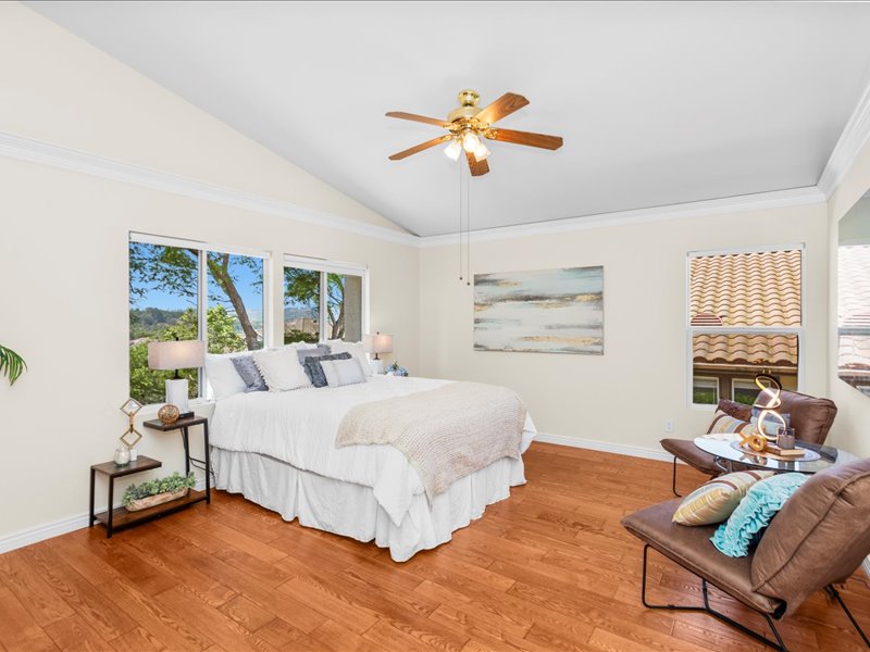 Primary bedroom with ensuite bath