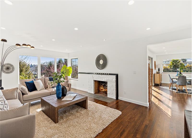 Wood Burning Fireplace