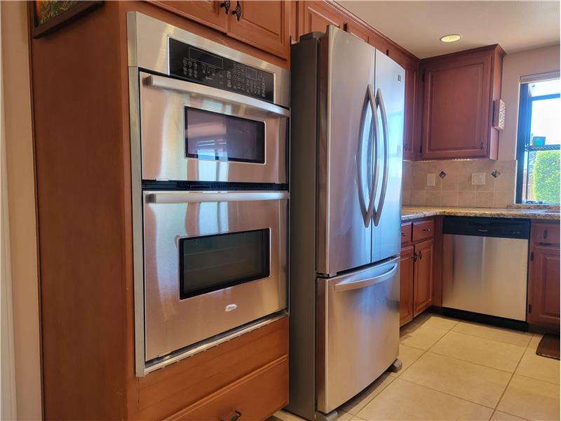 A recent addition, the new Stainless Steel Dishwasher!