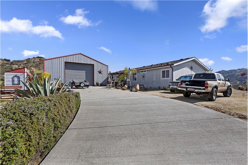 House and garage