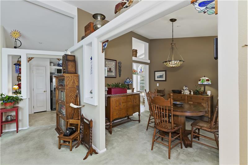 dining room adjacent to living room