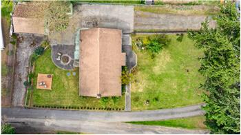 This lot is .39 acres. Small enough to manage but large enough to have plenty space to enjoy.