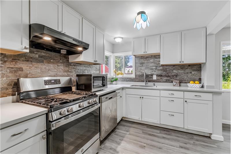 All appliances stay with the home-stove, refrigerator, dishwasher and microwave.