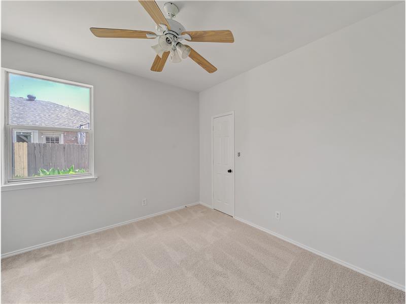 New carpet, new paint in bedrooms