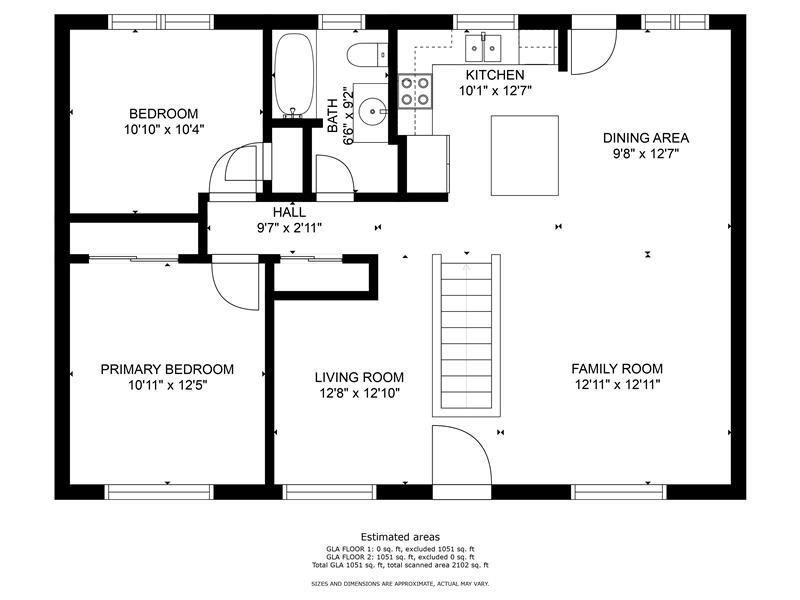 Main Level Floor Plan