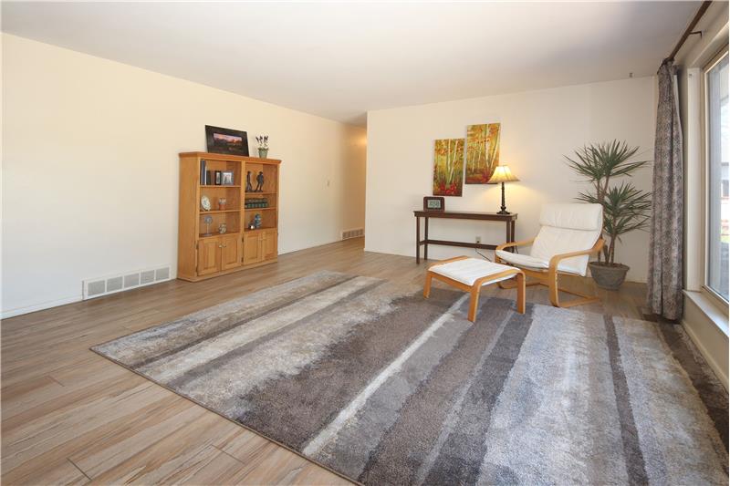Front Living Room with Luxury Vinyl Plank Flooring